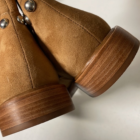 Nwt SCHUTZ Margot Suede Bootie - Picture 6 of 9